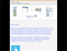 Tablet Screenshot of chlad-mraz.cz